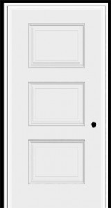 Masonite Steel Sta Tru 3 Panel Equal Door